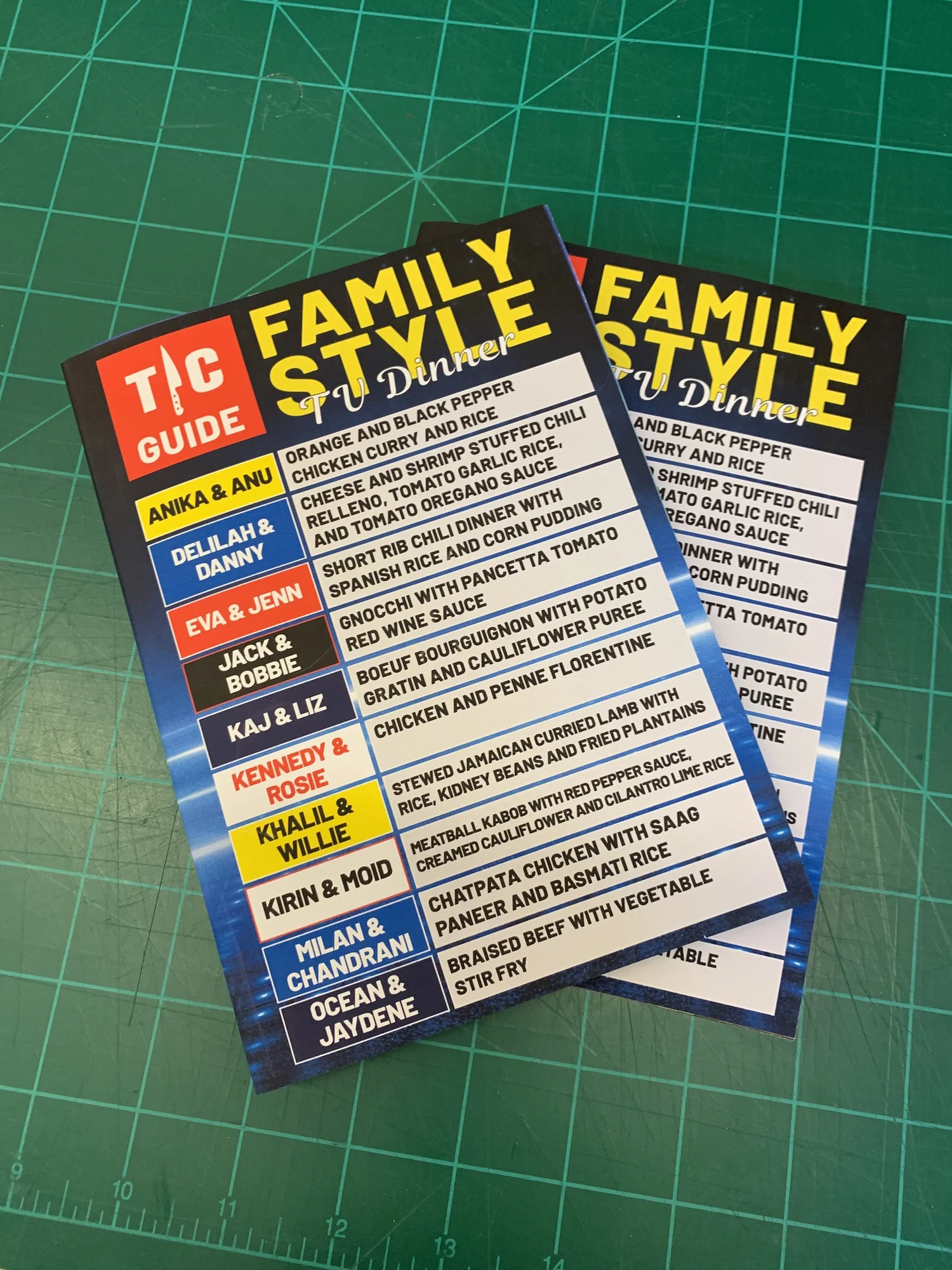 Top Chef Family Style production detail two