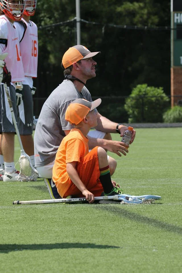 Mike Leahy and his son Willy
