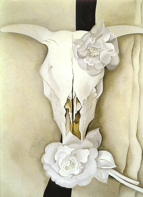 Feel free to study the same image if you would like. Or any Georgia o"Keeffe piece you are inspired by. 