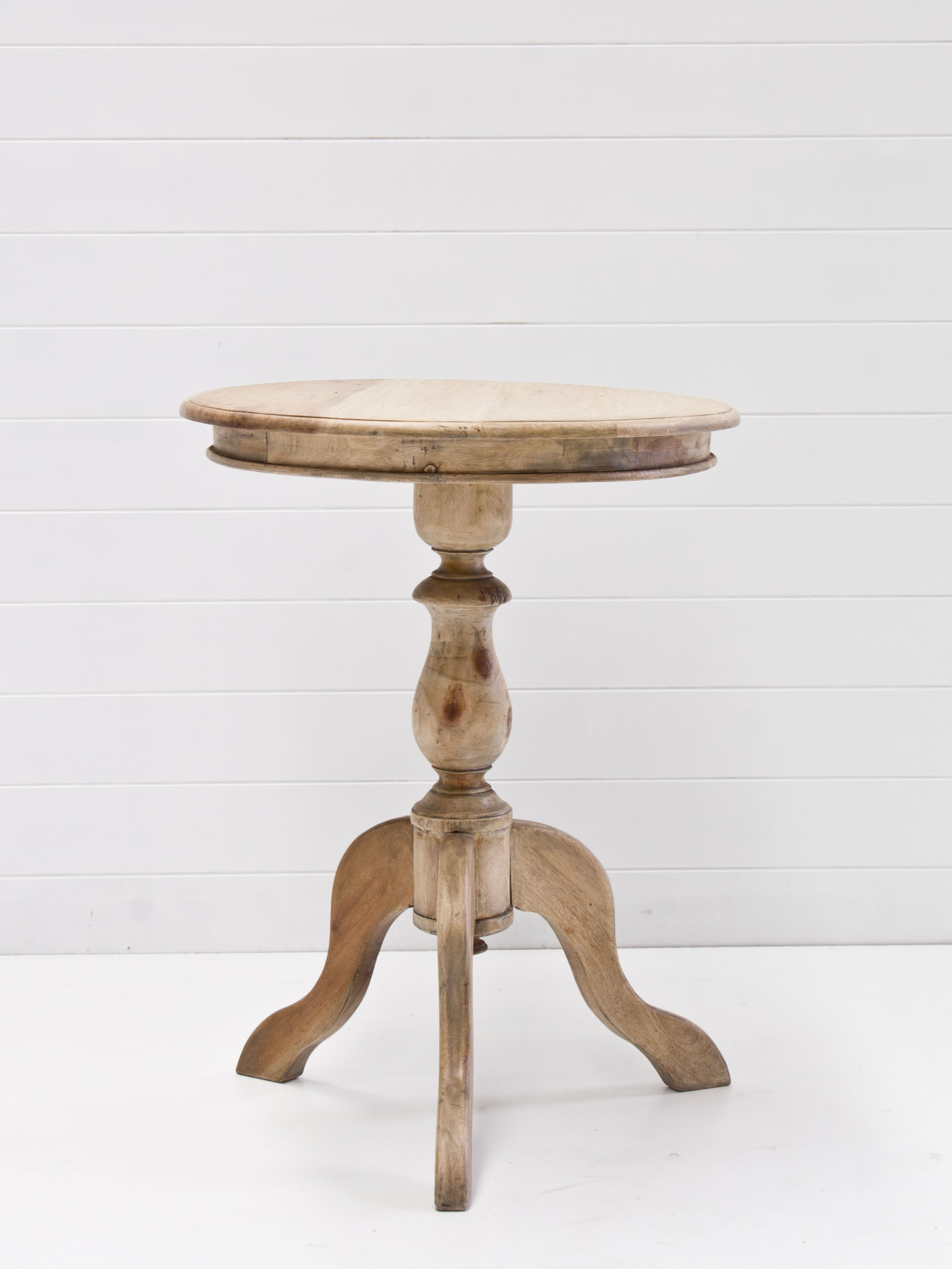 Round pedistal oak signing table.jpg