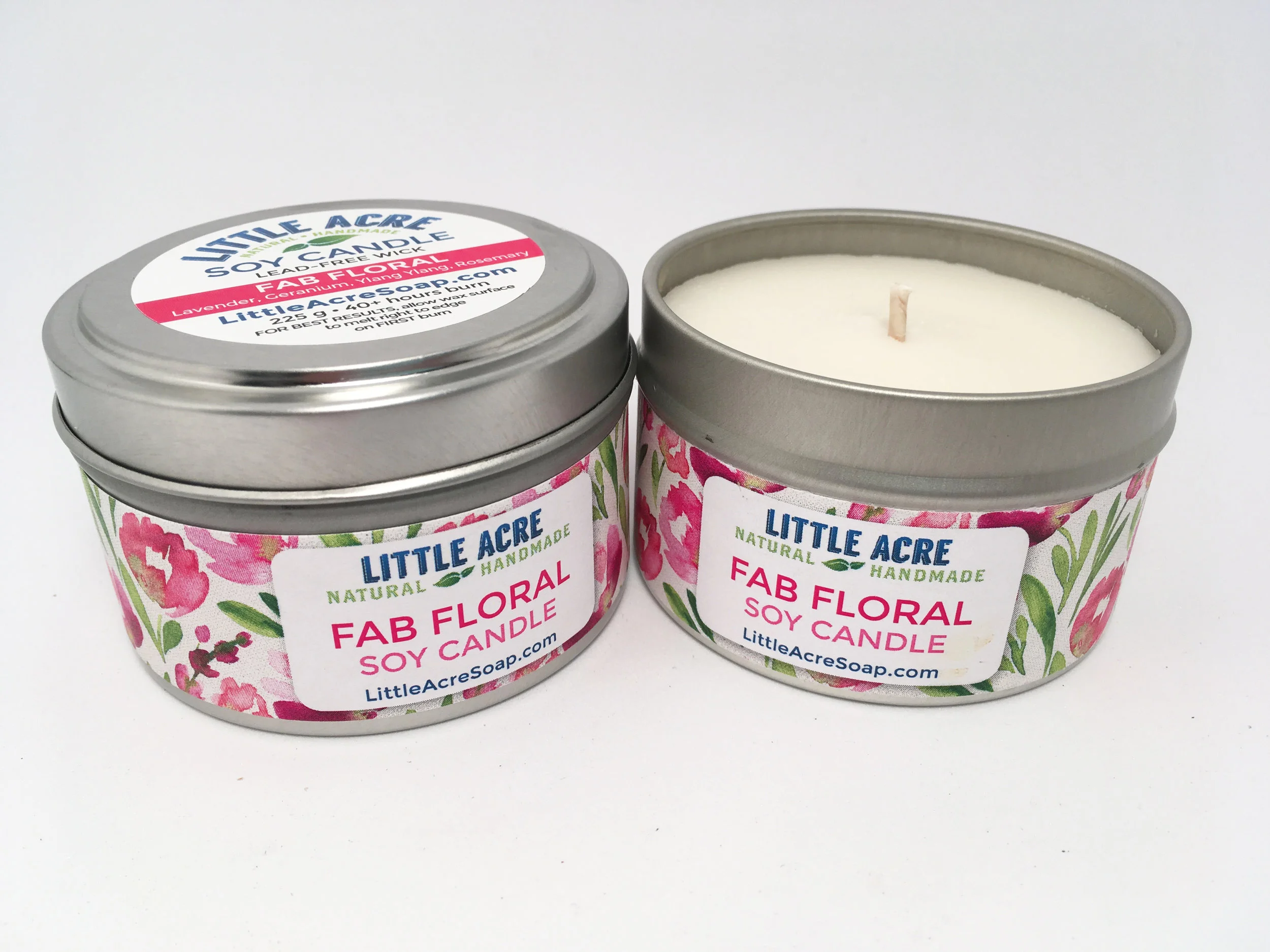 FAB FLORAL — Lavender, Geranium, Rosemary $10/each or 3 for $25