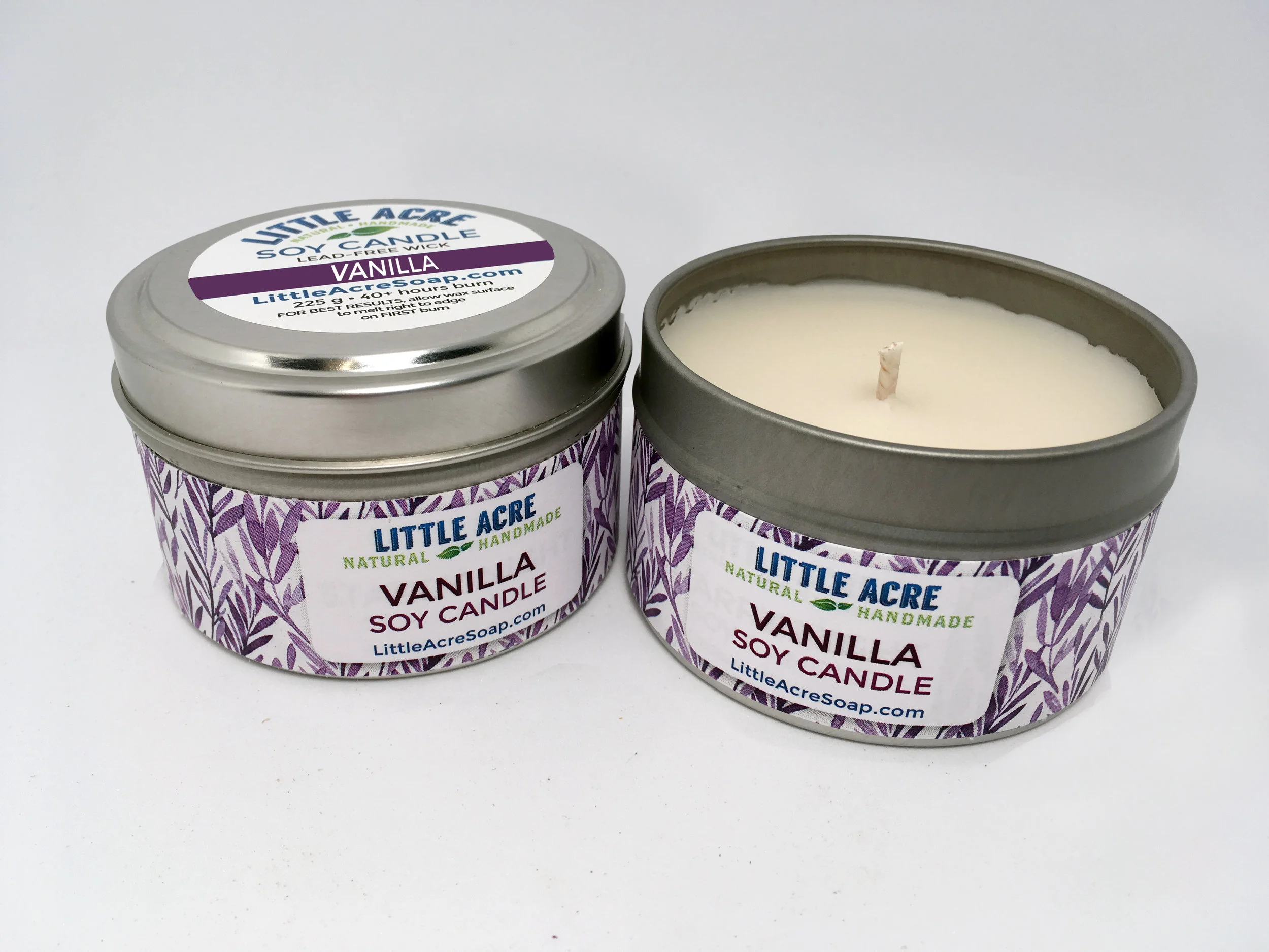 VANILLA SOY CANDLE — Vanilla Essential Oil $10/each or 3 for $25
