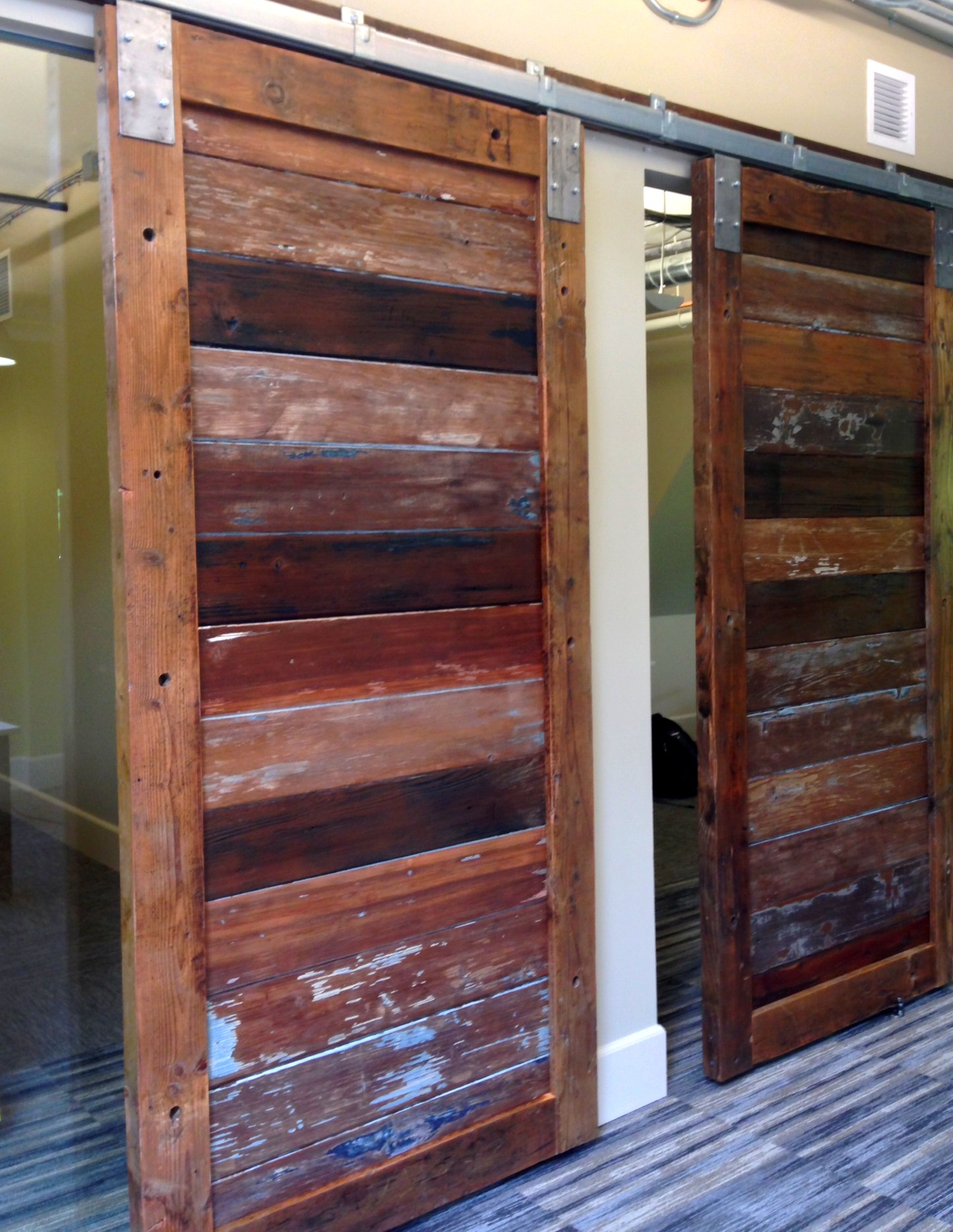 Darling Double D Doors - made for an office