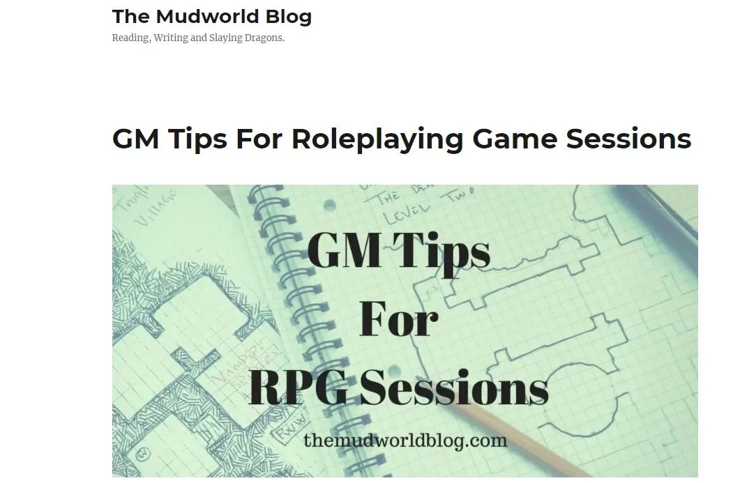 Recommended GM Tips From Mudworld Blog