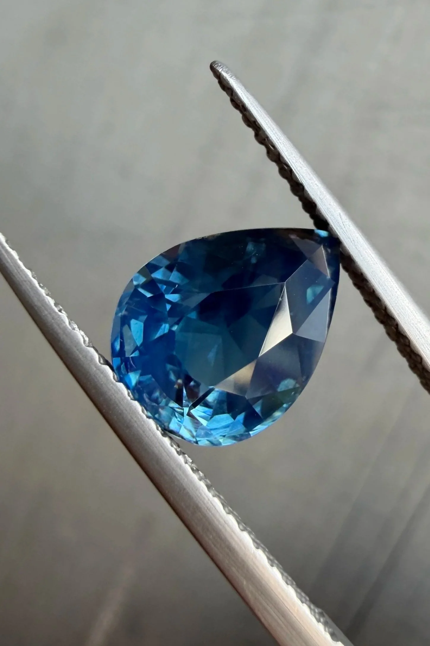 3.51ct Pear Cut Sapphire