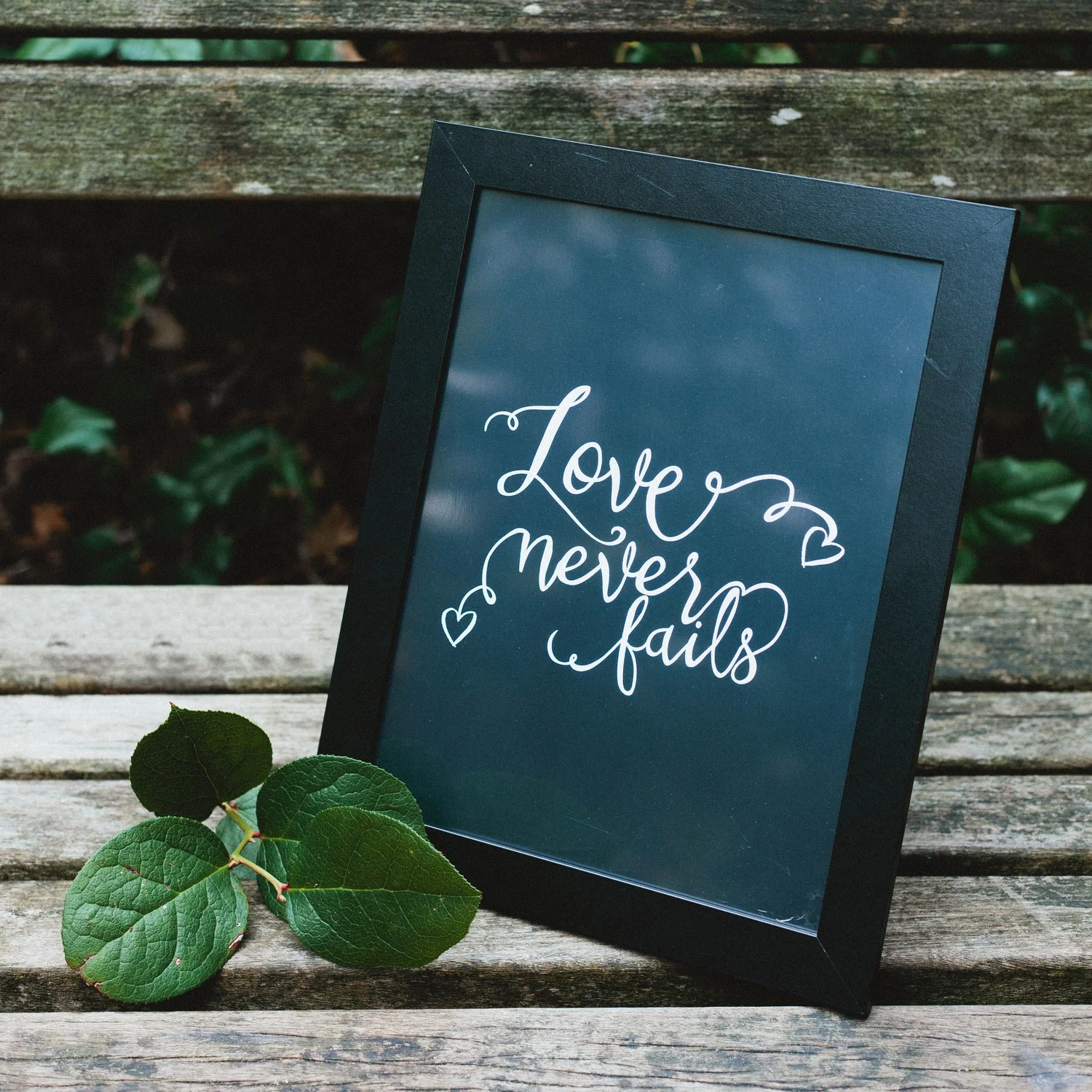 Love Never Fails Art Print | Custom Quote Art Prints