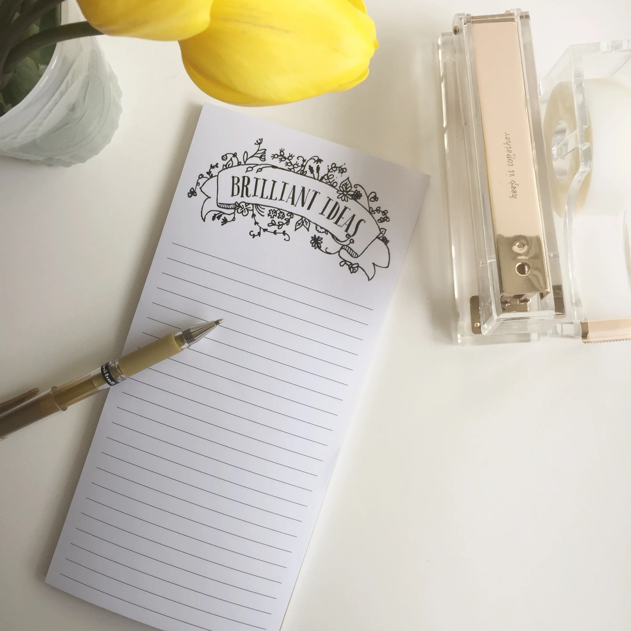 V SHOP Brilliant Ideas Notepad | Vancouver Stationery Shop