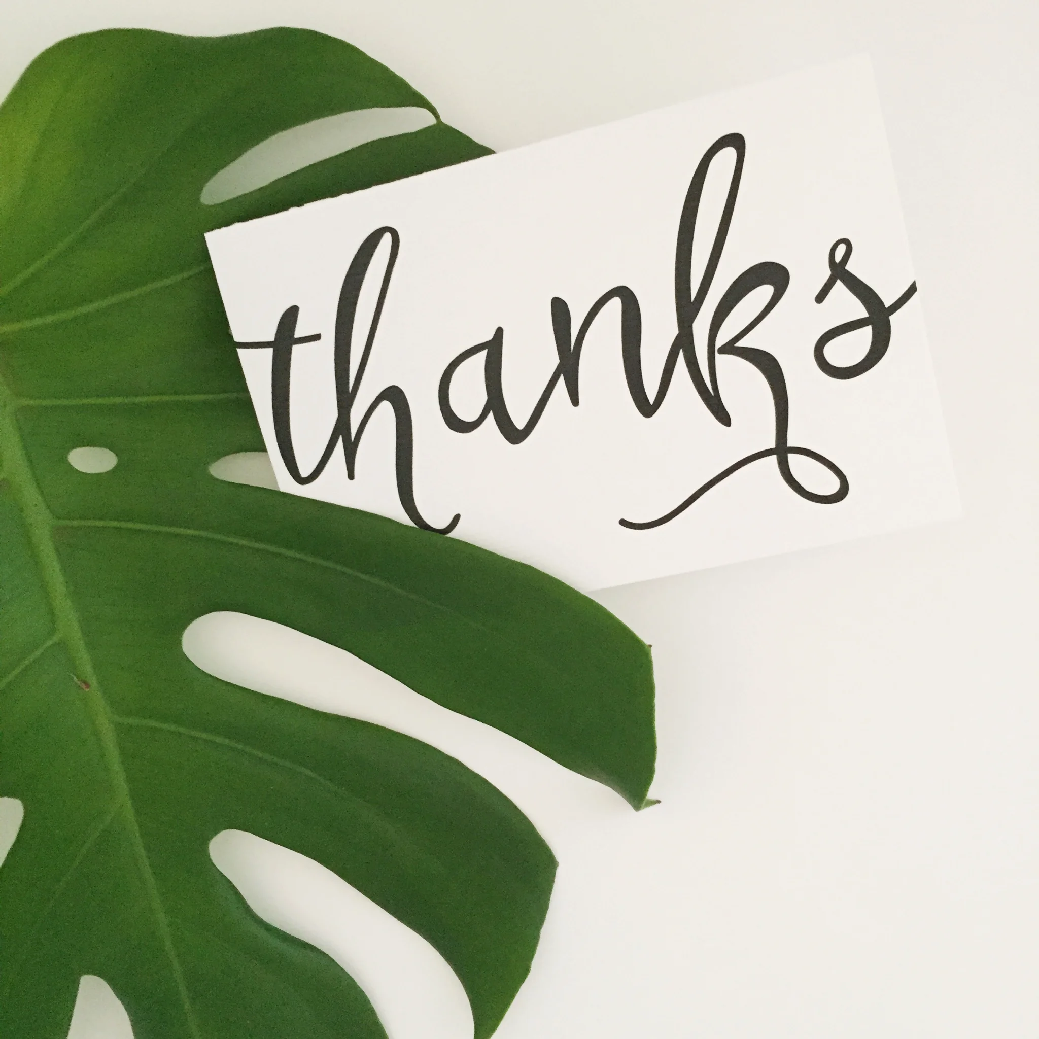 Thank You Greeting Card | V SHOP Stationery Vancouver