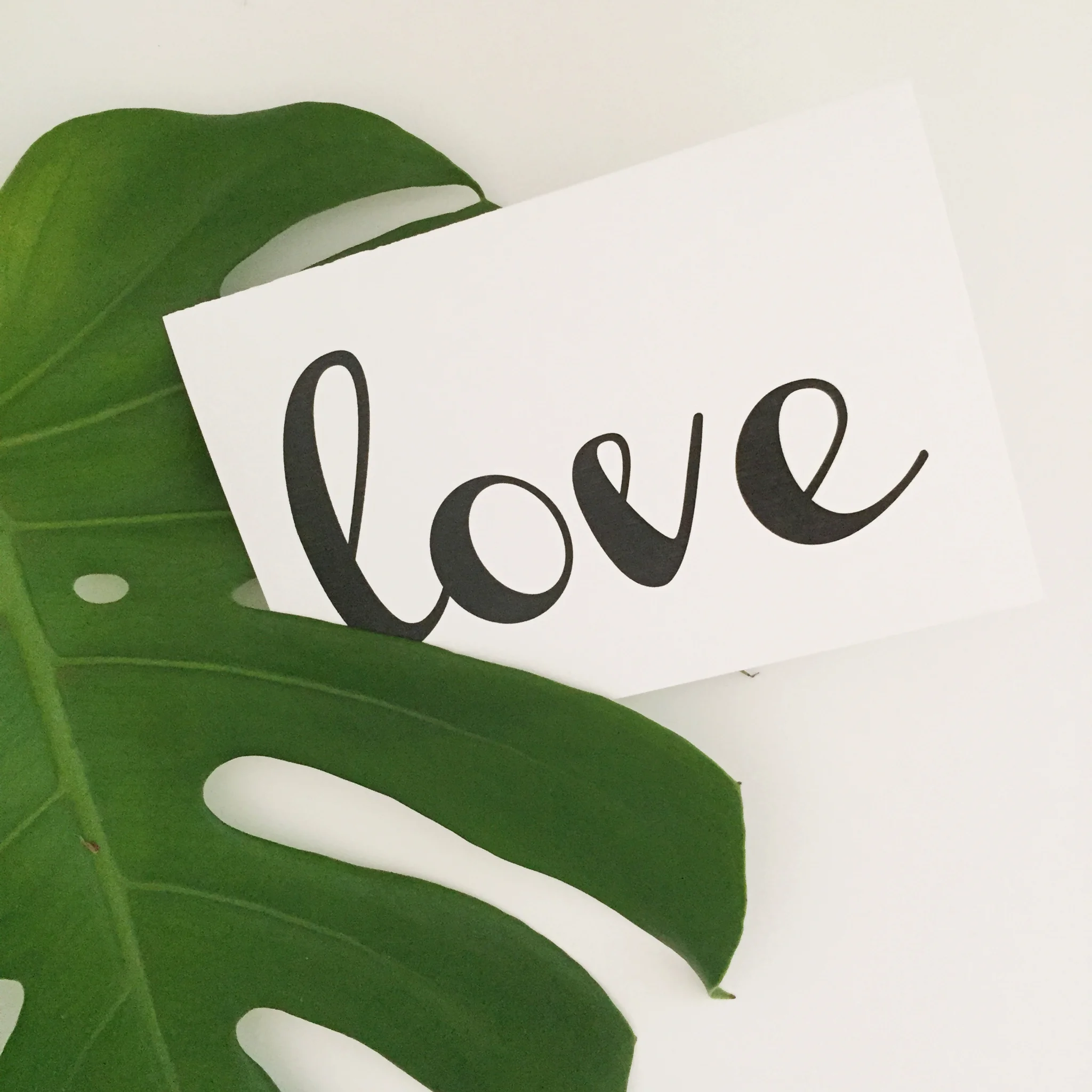 Love You Greeting Card | V SHOP Stationery Vancouver