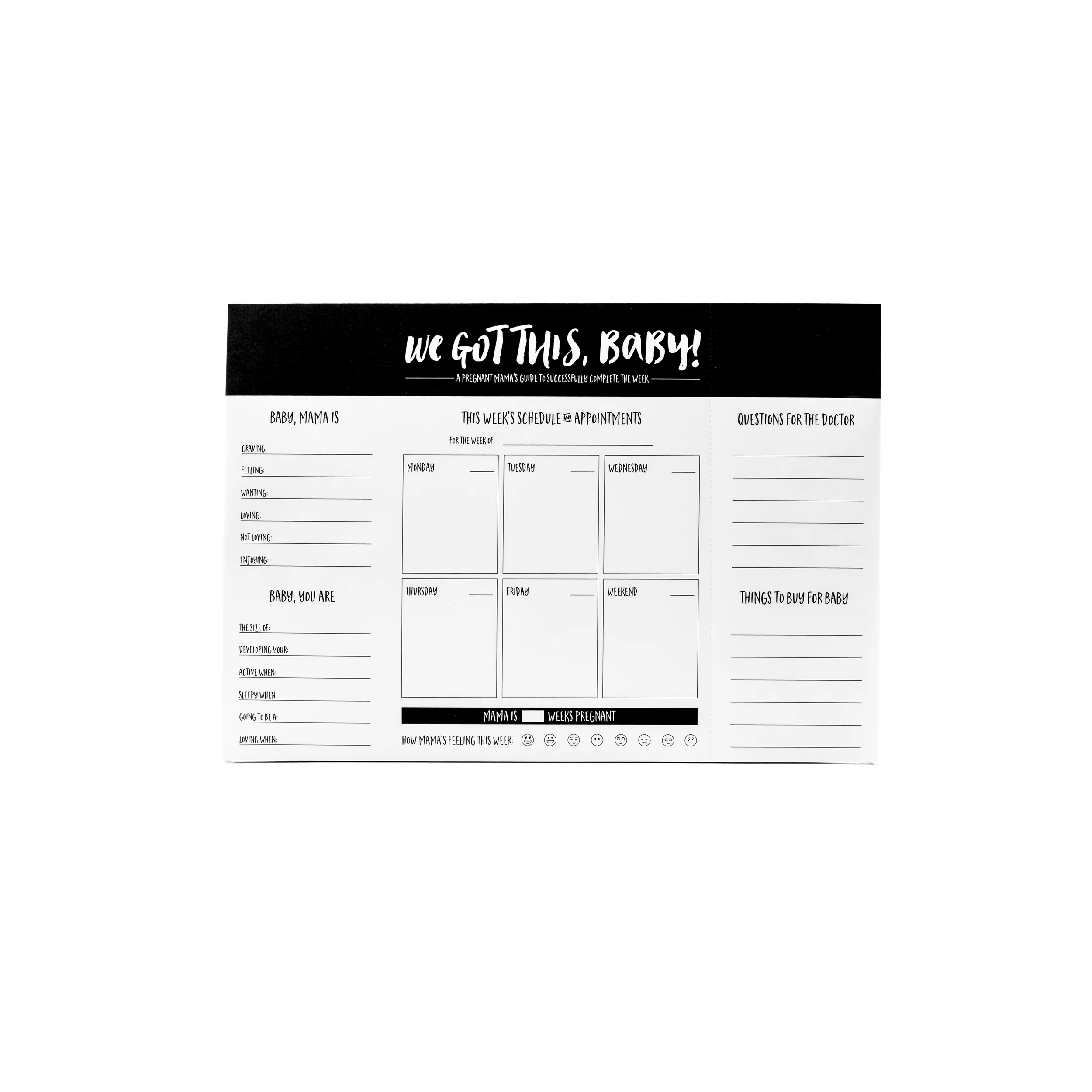 We Got This, Baby Notepad | V SHOP Stationery Vancouver