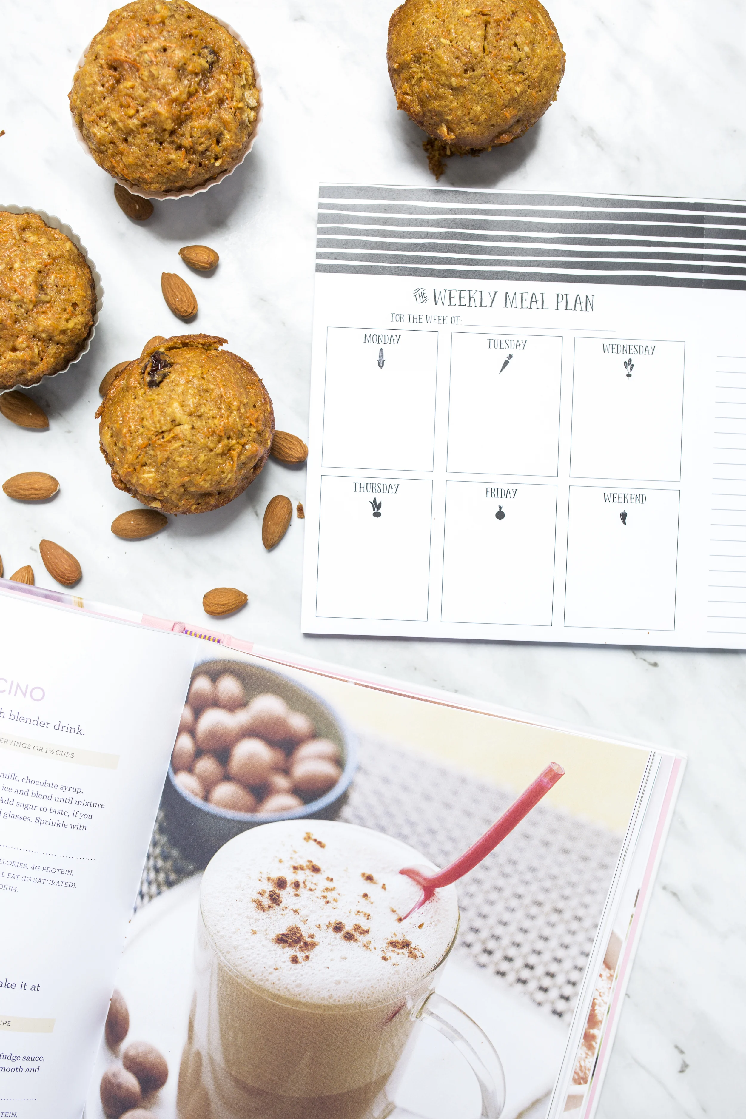 Weekly Meal Plan & Market List Notepad | V SHOP Stationery and Paper Products Vancouver