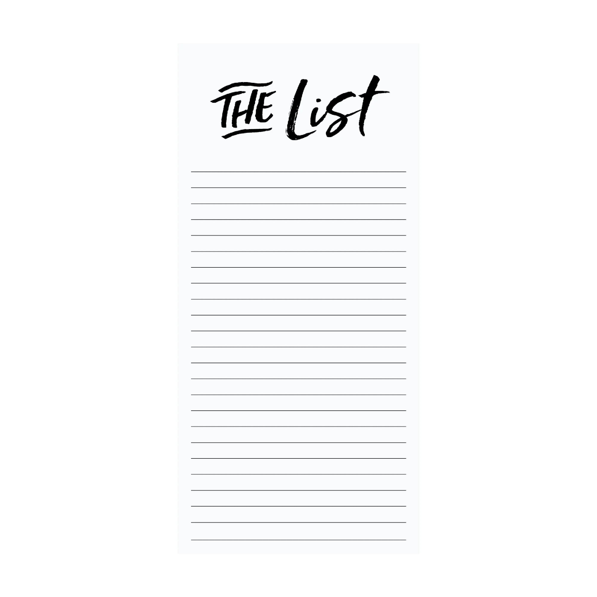 The List Notepad | Vancouver Stationery Shop