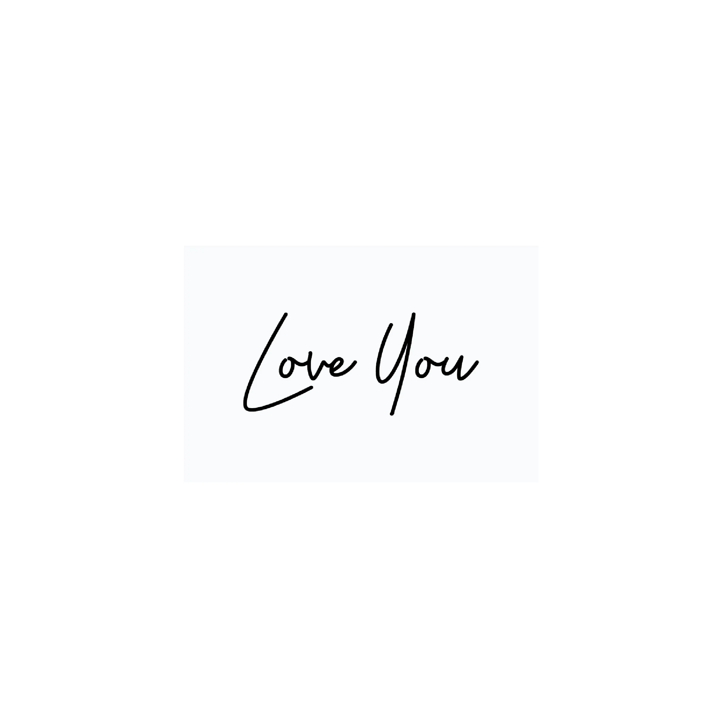 Love You Greeting Card | V SHOP Stationery Vancouver