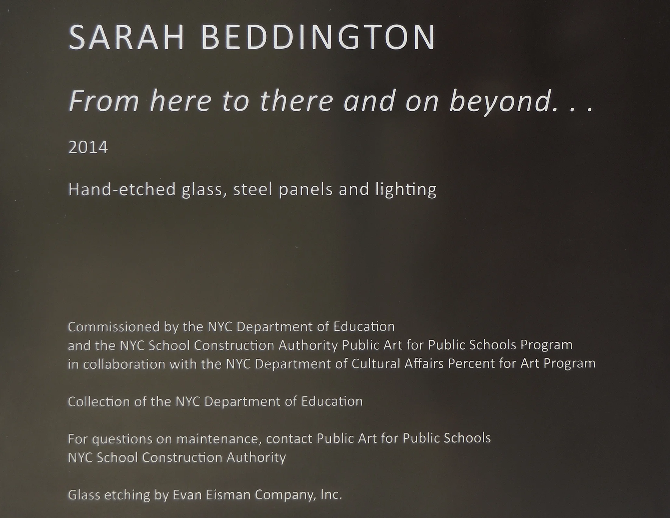 Etched Anodized Aluminum Plaque