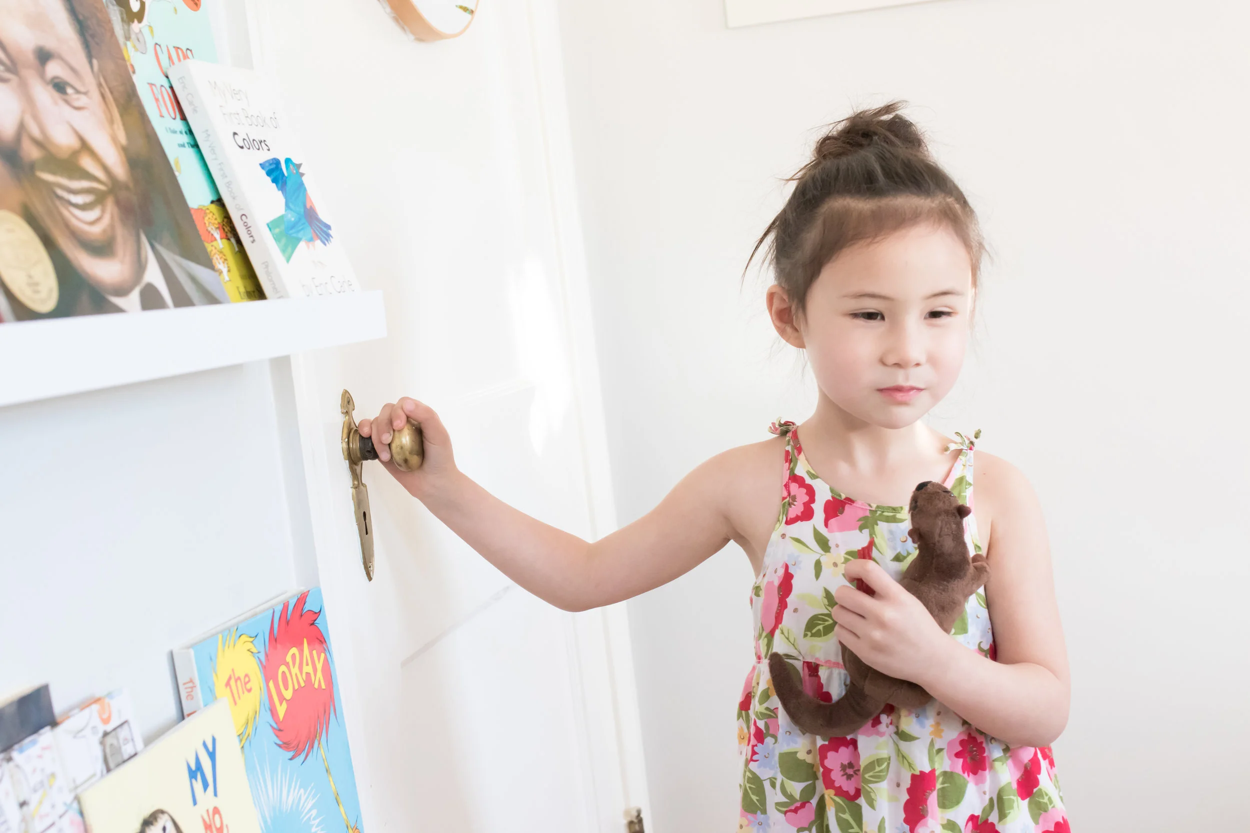  Bella was so excited about her room! 