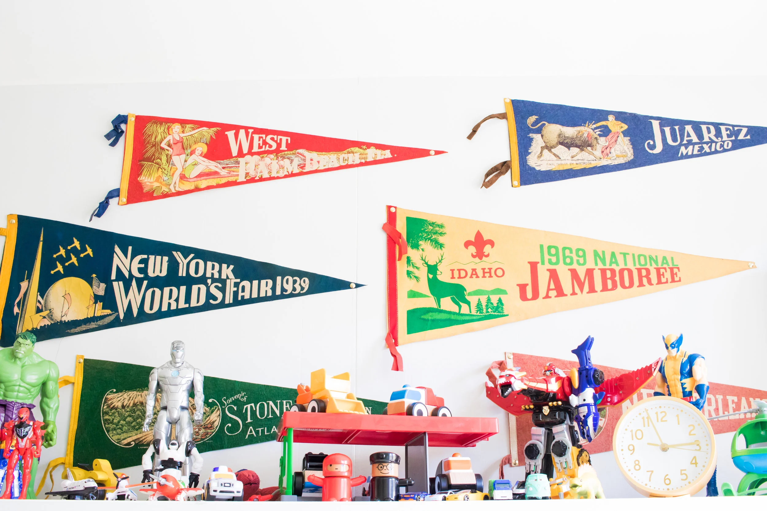 Last shot of the amazing pennants.