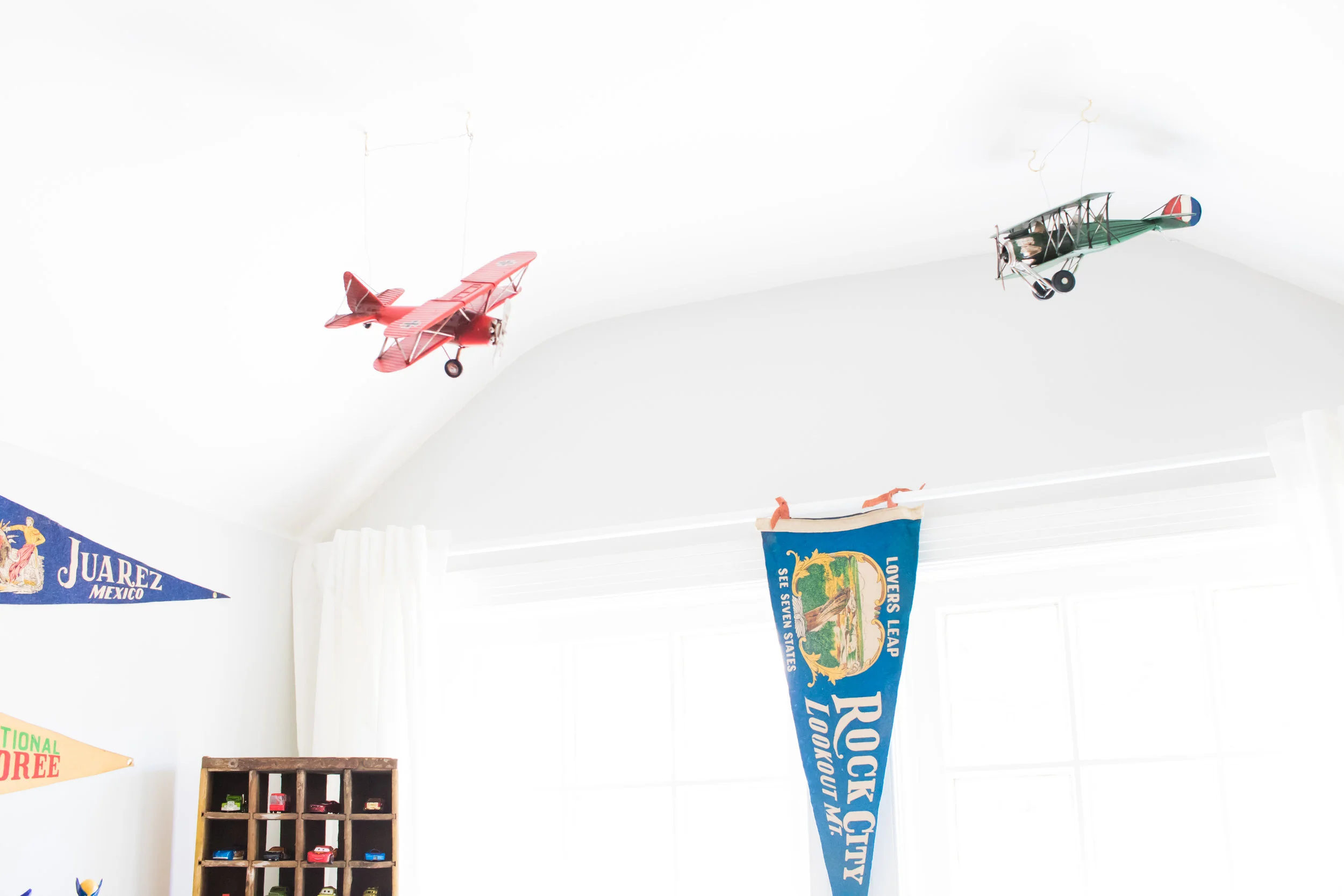 The red plane is German, and the green one is French. Does it look like they're in a dogfight?