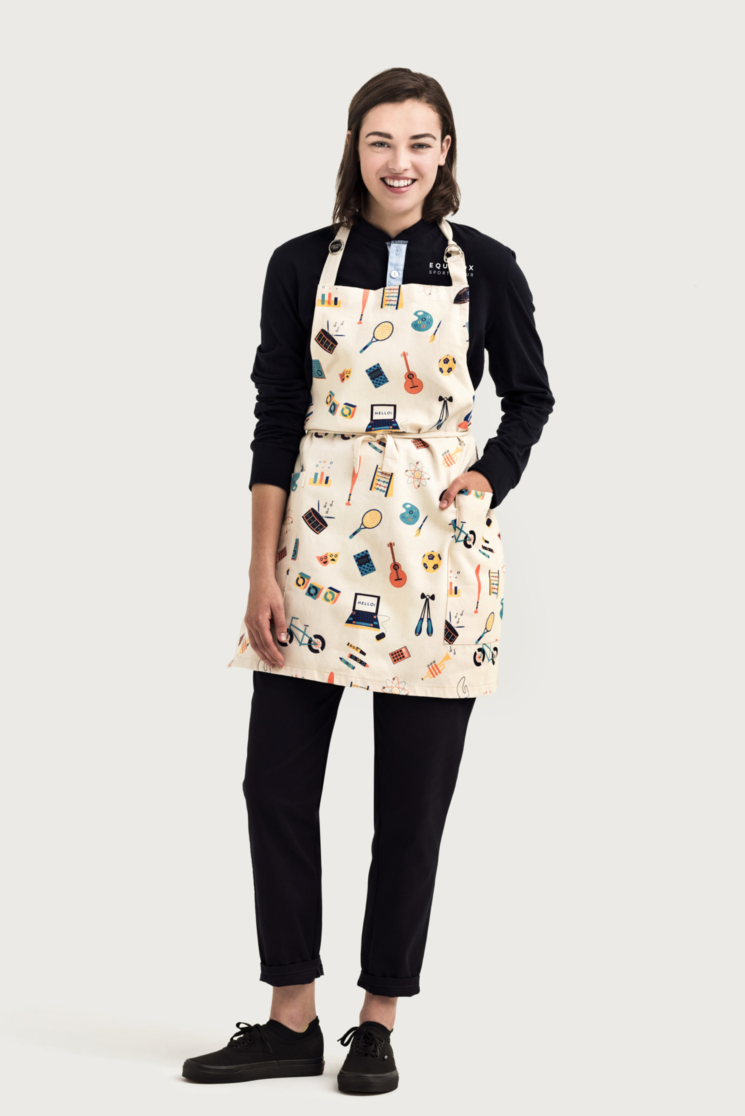 Finery Apron with Custom Fabrics, Uniform
