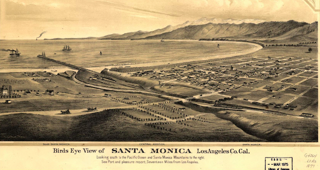 View of Santa Monica in 1877
