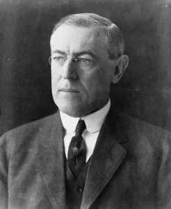 United States President Woodrow Wilson