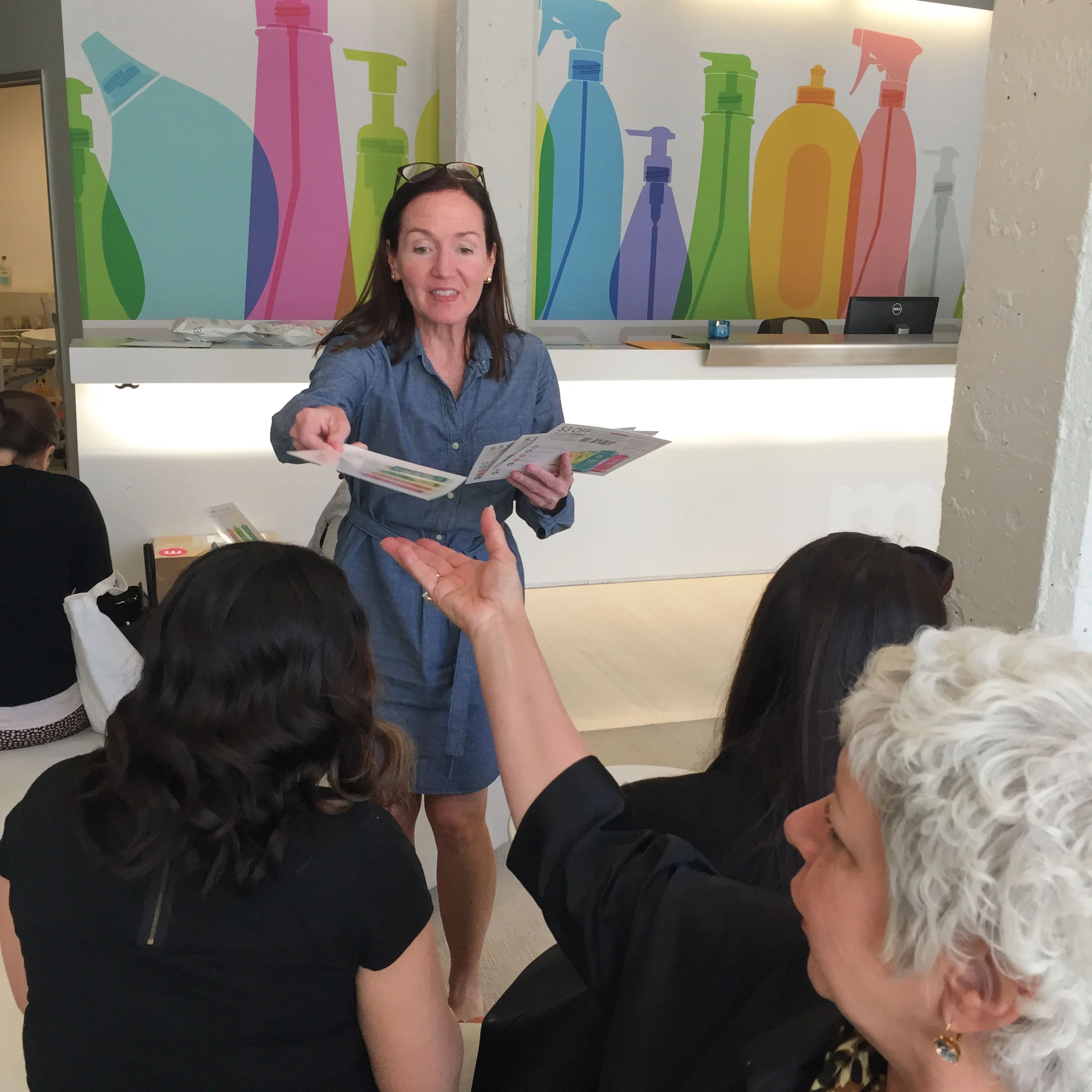 At Method we met with the SR. VP. of Fragrance and took a tour that included 3D printing and great geeky science facts.