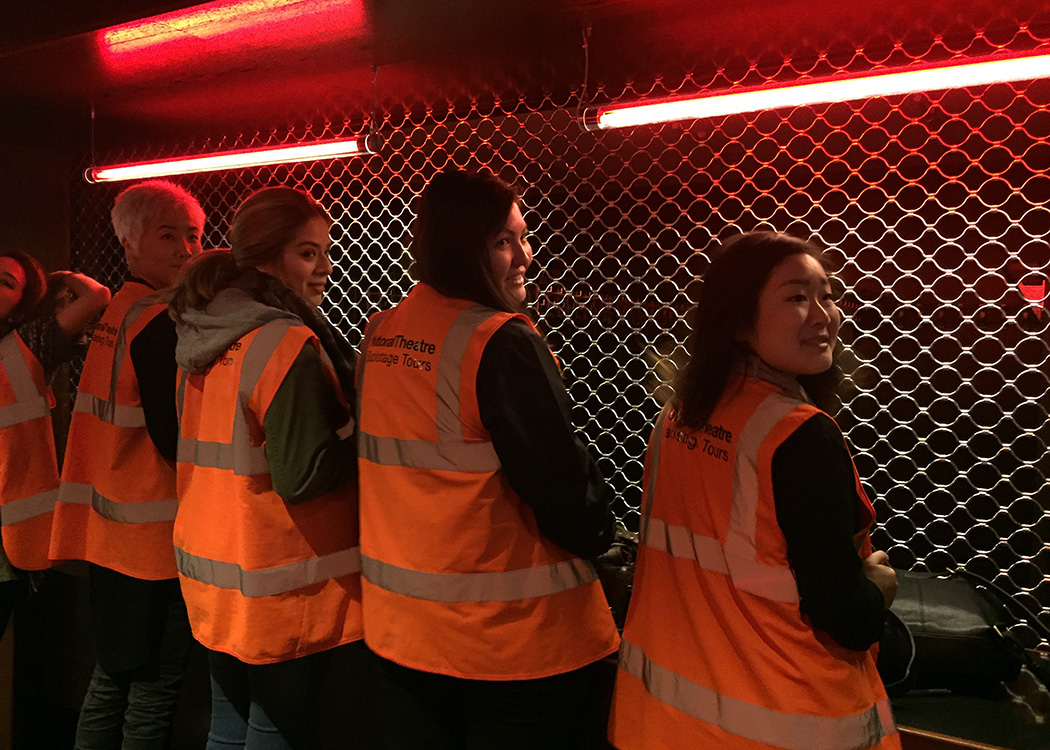 Had an amazing tour of the National Theatre stages and art department.