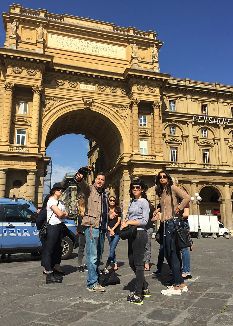 Each day we also had a walking tour with art historian, Rocky Ruggiero.