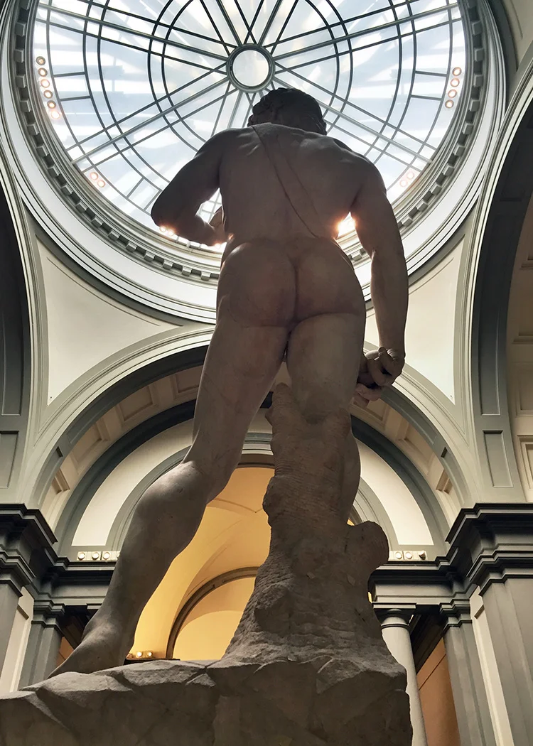 Our first day with Rocky included the history of Florence and the David. 