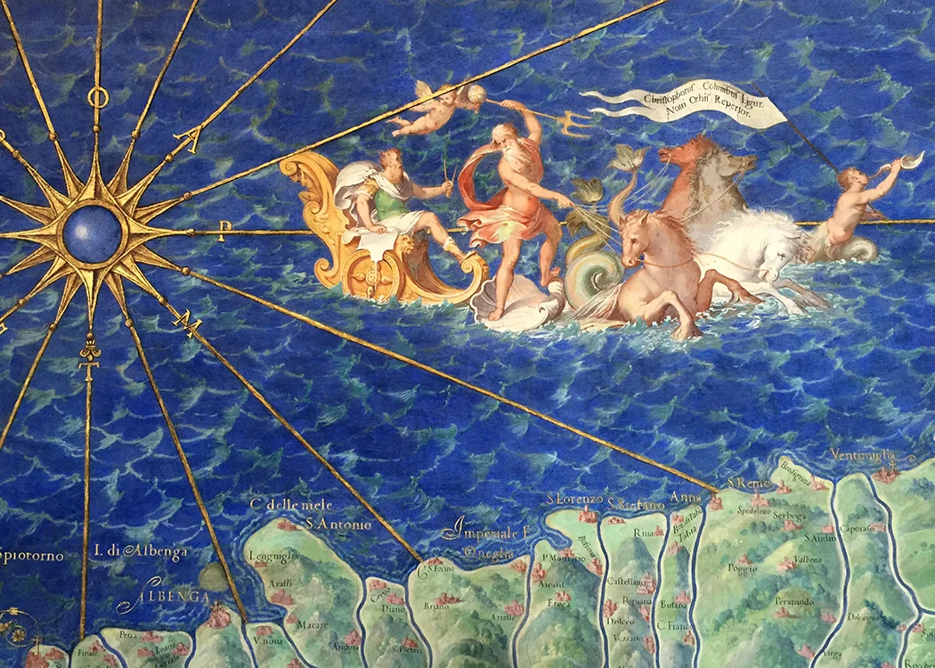 From the Hall of Maps in the Vatican Museums.