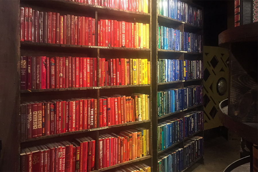 Love the labyrinth at The Last Bookstore.