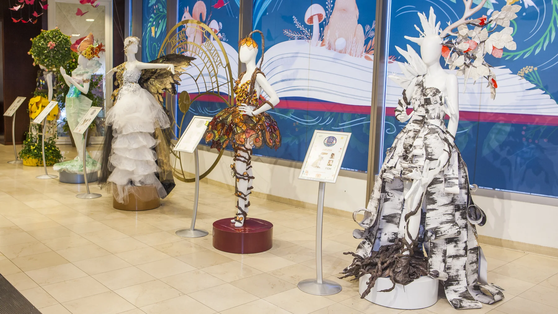 2018 installation for the theme Once Upon a Springtime.