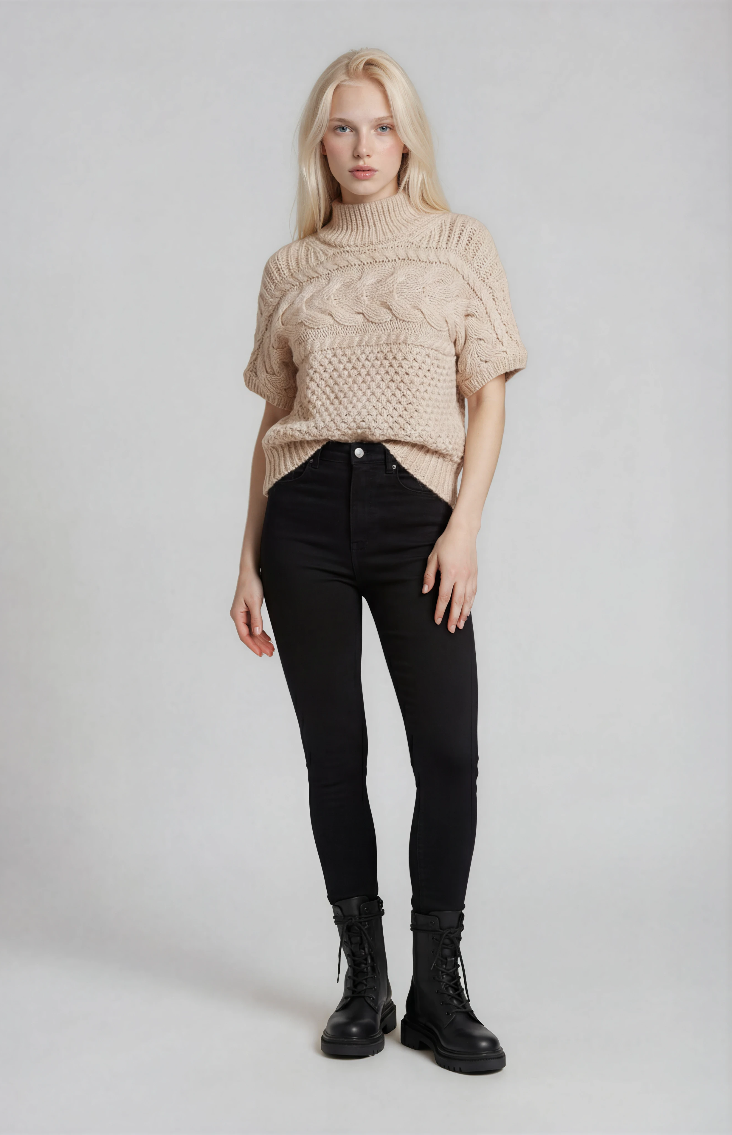 Aran Alpaca Cable Knit Jumper