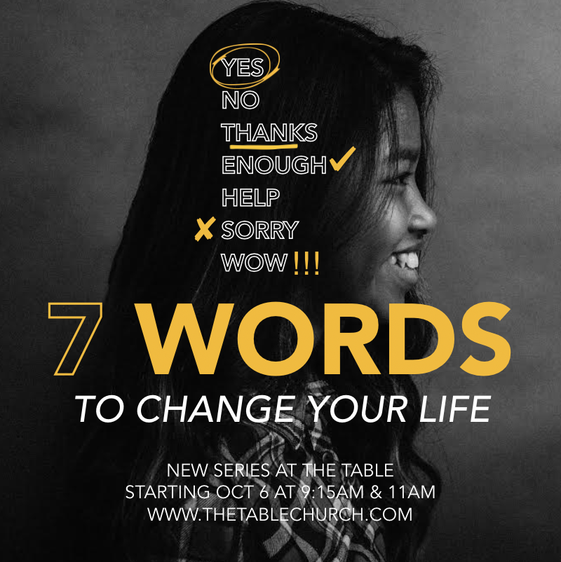 7 Words to Change Your Life (Part 1) // YES
