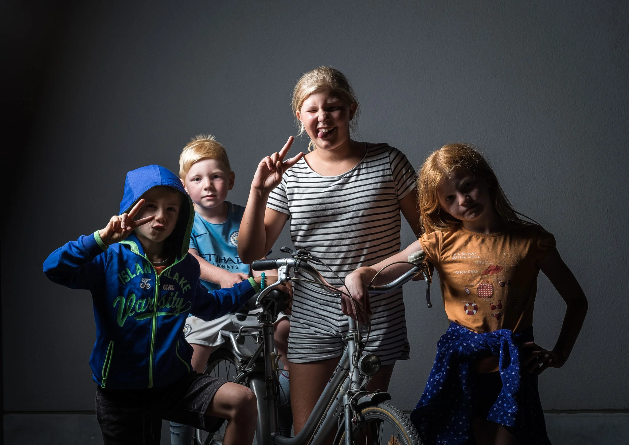 Street party portraits