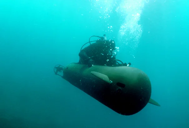 Electric Swimmer Delivery Vehicle