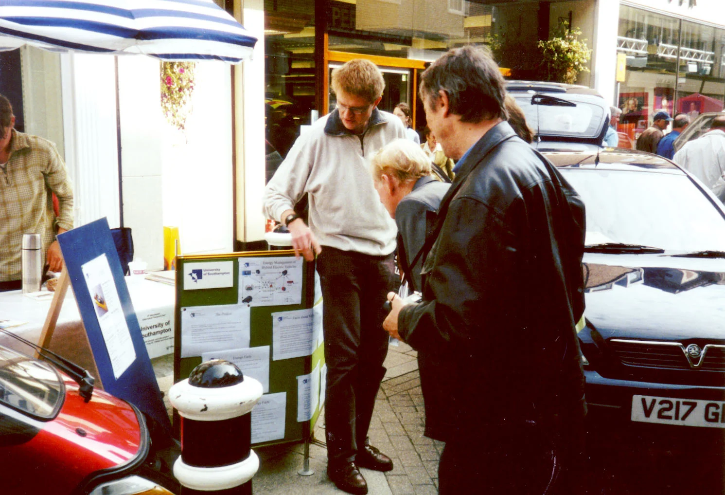 Dennis Doerffel representing the Uni of Southampton at the 5th Winchester Alternative Transport Day