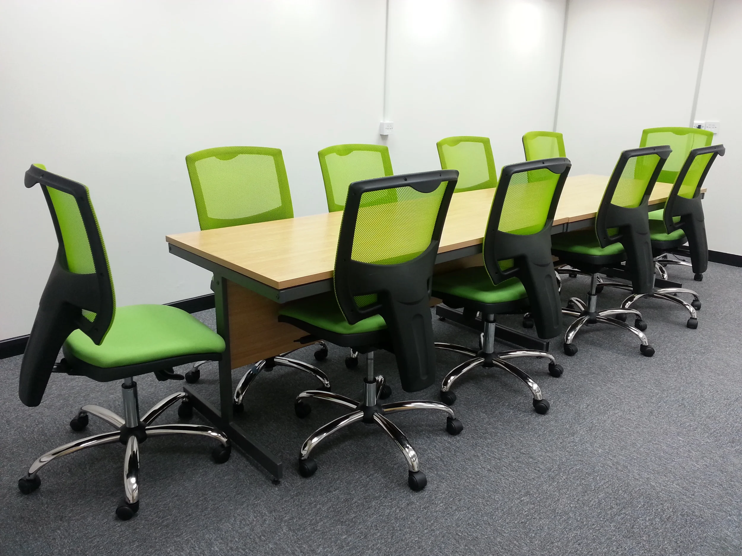 Reused chairs supplied by Recycled Business Furniture