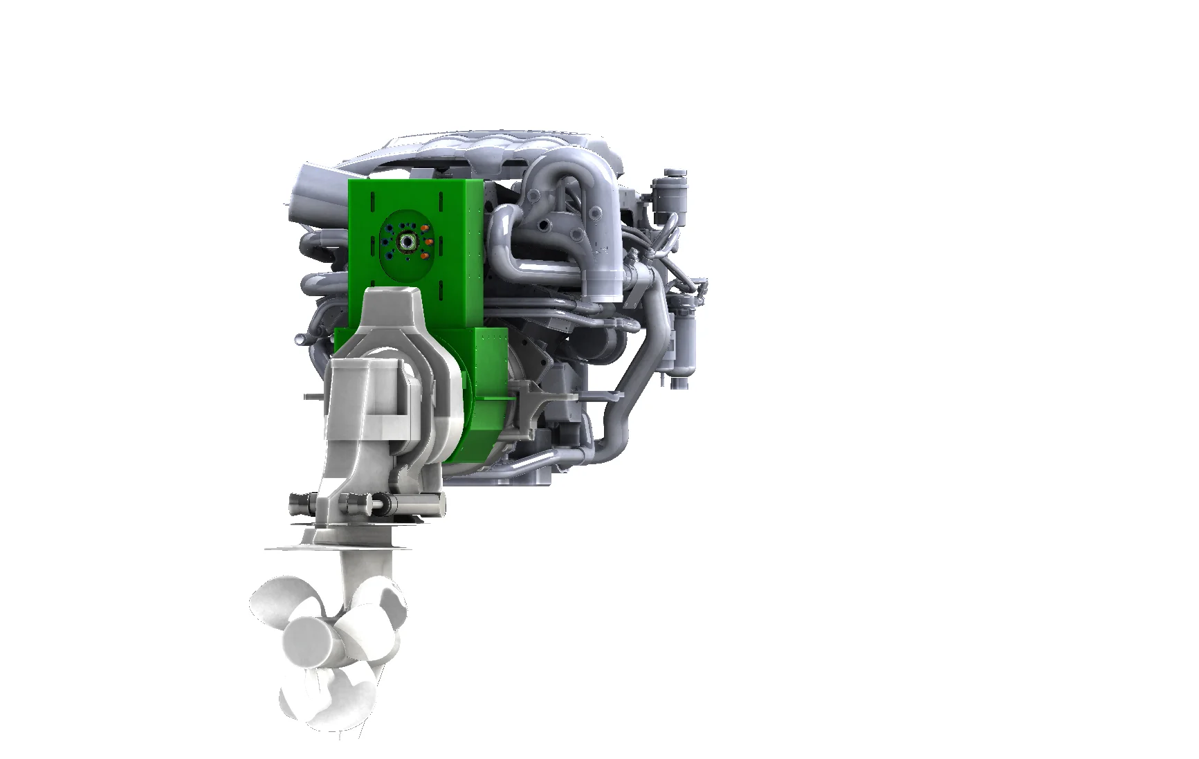 The Hybrid Engine & Sterndrive