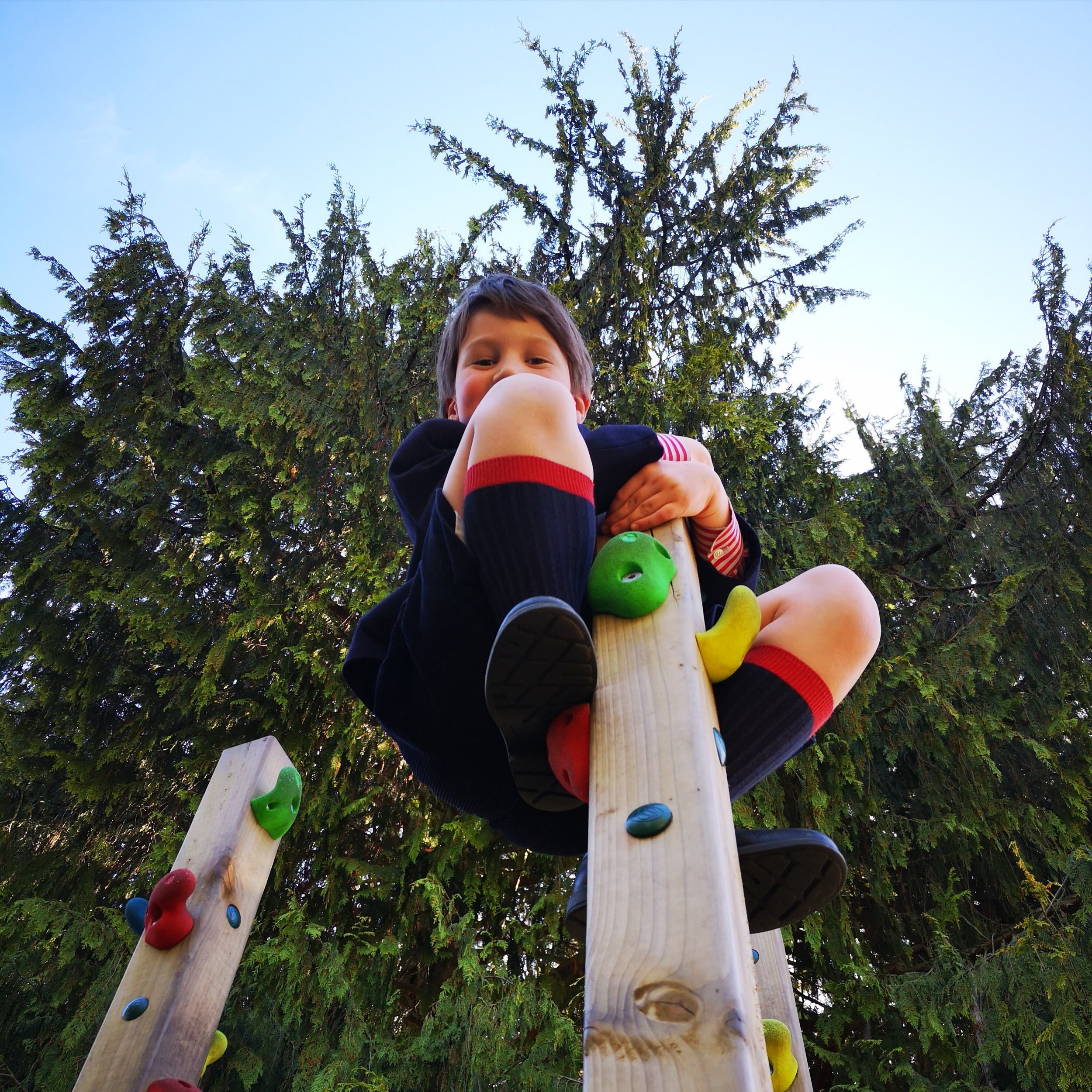 child playing at holiday club