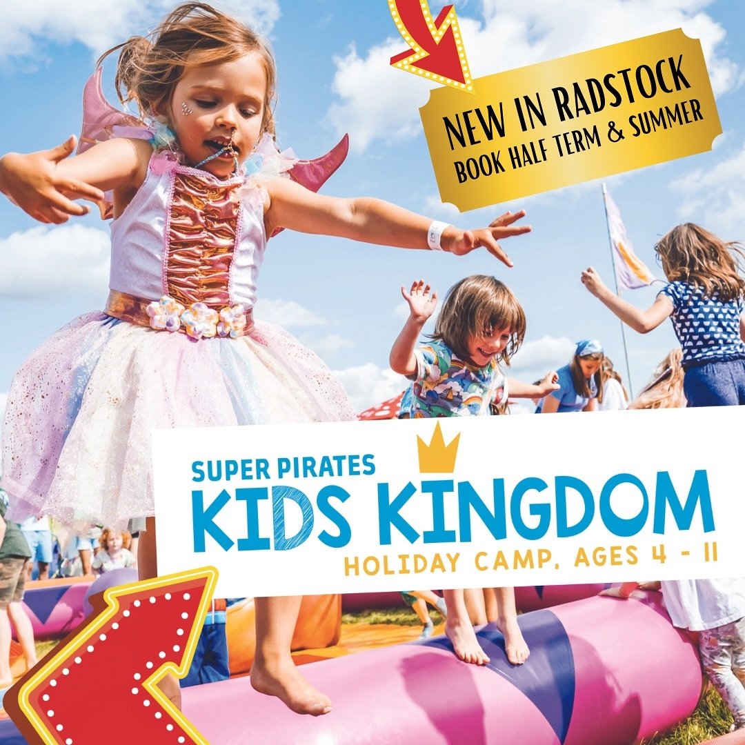 NEW! ✨Kids Kingdom Radstock.  Join us at St Nicolas Primary School for days full of play this half term. 

A holiday club with festival vibes.  We provide a huge range of fun activities that stretch imaginations and build friendships. You can expect 
