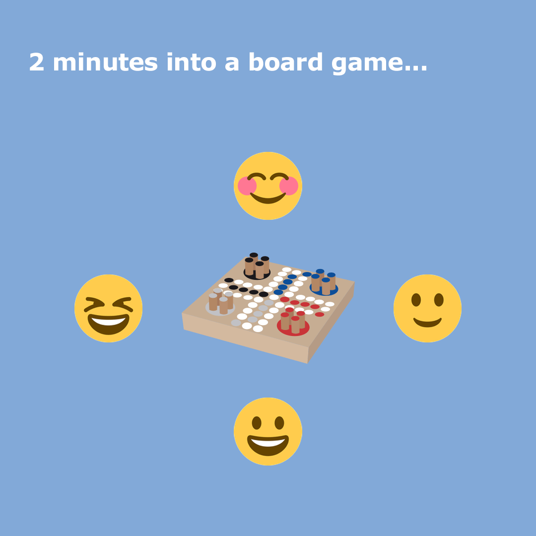 Play a board game, they said. It will be fun, they said.
