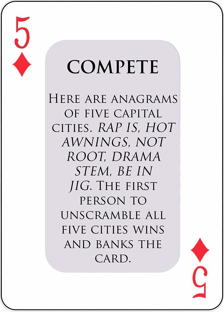 A Sample COMPETE Card