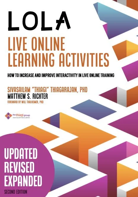LOLA- Live Online Learning Activities: How to Increase Interactivity in Your Online Learning (PDF Version)