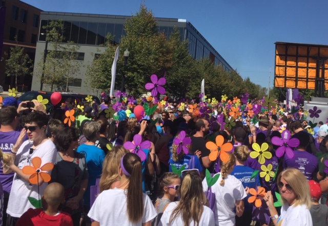 The route will take walkers 1.25 miles. That means fundraising gathered ~$83 for every foot traveled at the Central Ohio Event!