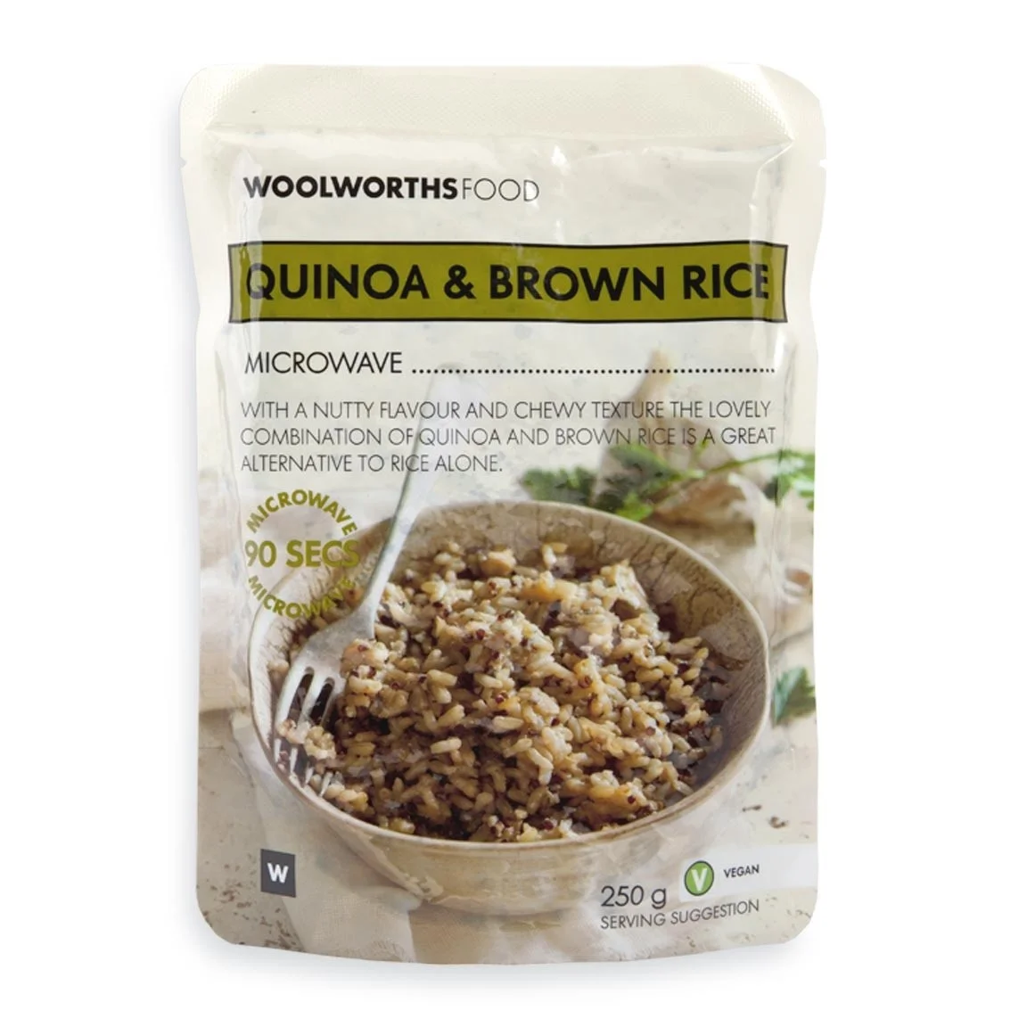 RICE, QUINOA & BROWN MICROWAVEABLE 250G