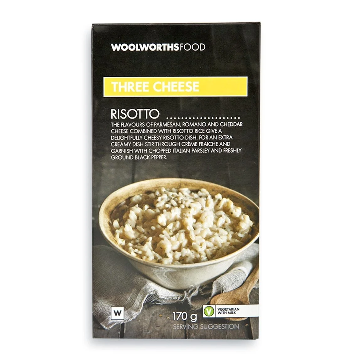RICE, SIDE DISH, THREE CHEESE RISOTTO 170G