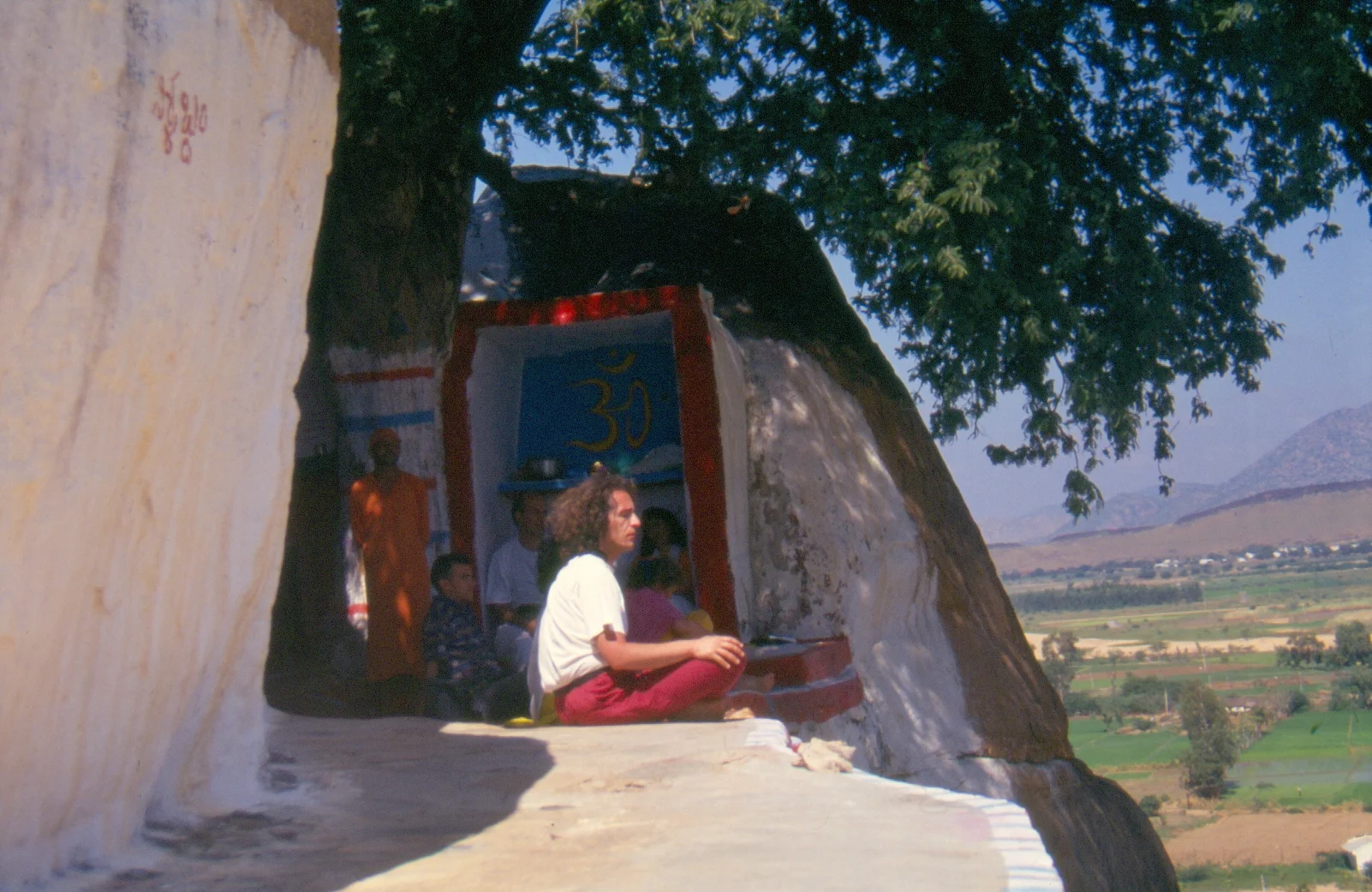 Un meditador en una ermita del sur de India