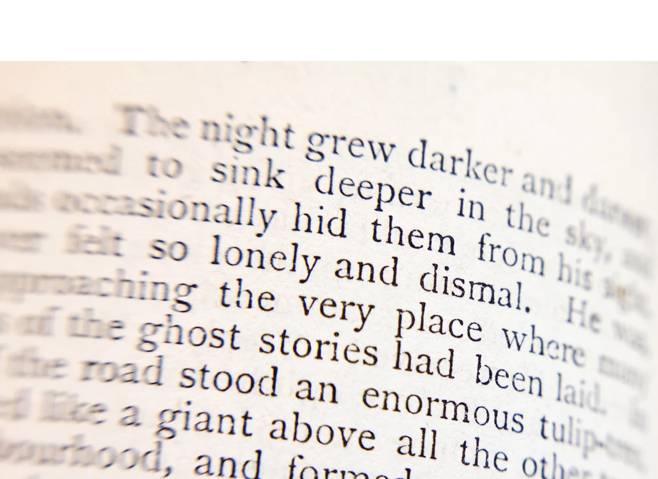 the very place of ghost stories