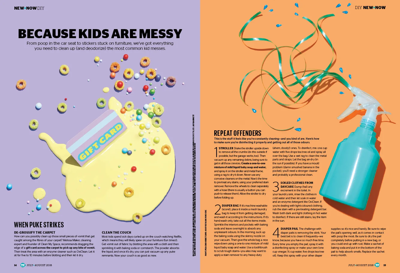 Because kids are messy