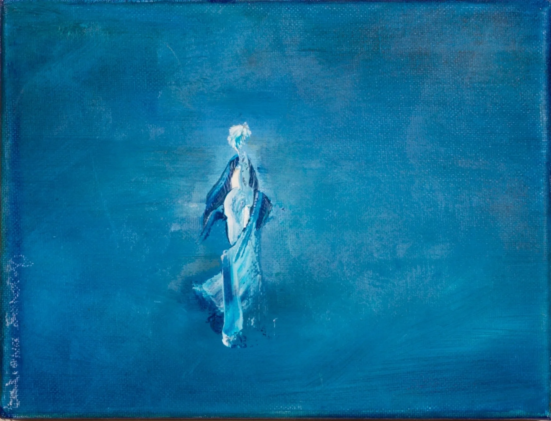 Femme du bleu